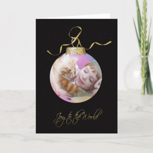 Cartes Pour Fêtes Annuelles Ornement de Noël photo