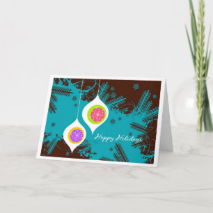Cartes Pour Fêtes Annuelles Ornement de vacances Metro