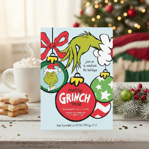 Cartes Pour Fêtes Annuelles Ornement Grinch Fête de Noël