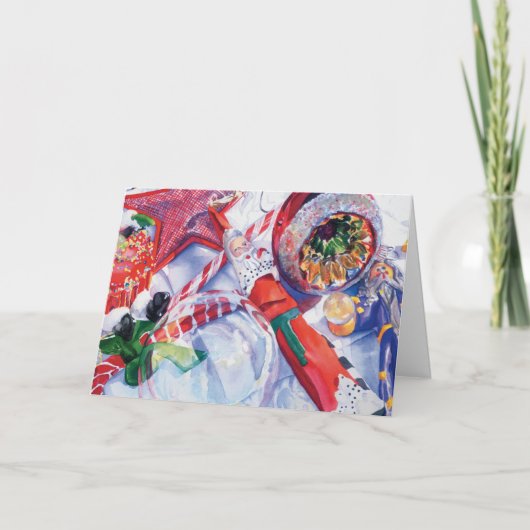 Cartes Pour Fêtes Annuelles Ornements (Devant)