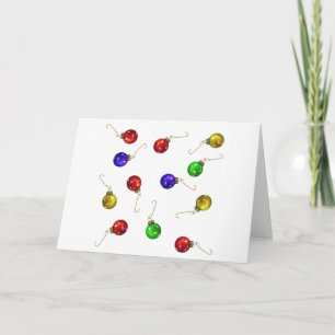Cartes Pour Fêtes Annuelles Ornements de boule