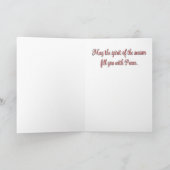 Cartes Pour Fêtes Annuelles Ornements de Joyeux Noël (Intérieur)