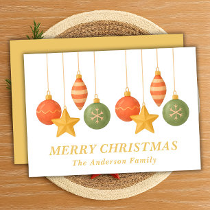 Cartes Pour Fêtes Annuelles Ornements de Noël à accrochage lunaire