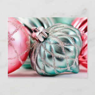 Cartes Pour Fêtes Annuelles Ornements de Noël anciens Classique