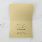 Cartes Pour Fêtes Annuelles Ornements de Noël Rouge (Intérieur)