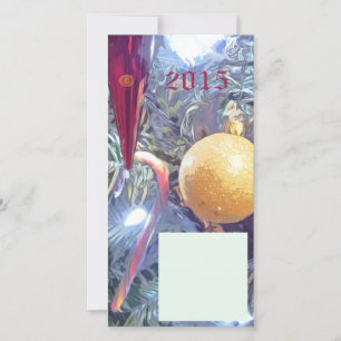 Cartes Pour Fêtes Annuelles Ornements de vacances d'hiver