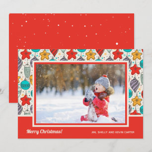 Cartes Pour Fêtes Annuelles Ornements vintages Photo de Noël