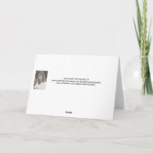 Cartes Pour Fêtes Annuelles Ornements violets (Dos)