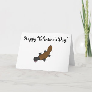 Cartes Pour Fêtes Annuelles Ornithorynque