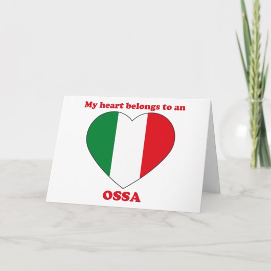 Cartes Pour Fêtes Annuelles Ossa (Devant)