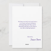 Cartes Pour Fêtes Annuelles Ostara de printemps Équinoxe de Pâques Païenne Dée (Dos)