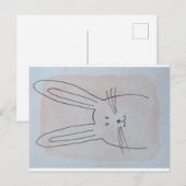 Cartes Pour Fêtes Annuelles Osterhasen (Devant / Derrière)