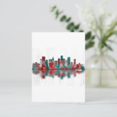 Cartes Pour Fêtes Annuelles Ottawa Canada Skyline (Debout devant)