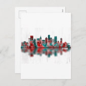 Cartes Pour Fêtes Annuelles Ottawa Canada Skyline (Devant / Derrière)