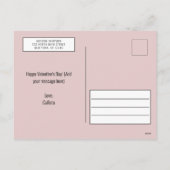 Cartes Pour Fêtes Annuelles Où vous Bean Coffee Saint-Valentin Message (Dos)