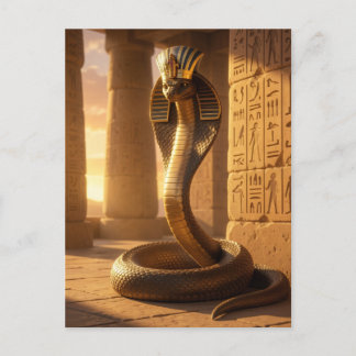 Cartes Pour Fêtes Annuelles Oudjat – Déesse cobra égyptienne´6