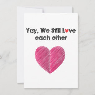 Cartes Pour Fêtes Annuelles Oui, On S'Apprécie Toujours.