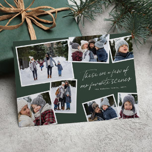 Cartes Pour Fêtes Annuelles Our favorite scenes Christmas collage funny 2022