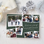 Cartes Pour Fêtes Annuelles Our favorite scenes Christmas collage funny 2022<br><div class="desc">This seven-photo holiday card features fun and clever text - "these are a few of our favorite scenes" and is perfect for showcasing the highlights of your year. The back is a coordinating green plaid. This unique sage green Christmas card is the perfect way to send greetings to friends and...</div>
