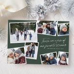 Cartes Pour Fêtes Annuelles Our favorite scenes Christmas collage funny 2022<br><div class="desc">This seven-photo holiday card features fun and clever text - "these are a few of our favorite scenes" and is perfect for showcasing the highlights of your year. The back is a coordinating green plaid. This unique sage green Christmas card is the perfect way to send greetings to friends and...</div>