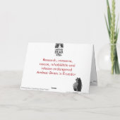 Cartes Pour Fêtes Annuelles Ours andin Noël 2011 (Dos)