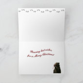 Cartes Pour Fêtes Annuelles Ours andin Noël 2011 (Intérieur)