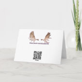 Cartes Pour Fêtes Annuelles Ours blanc de bord de glace (Dos)