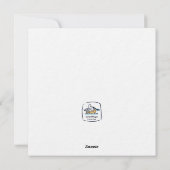 Cartes Pour Fêtes Annuelles Ours bleu polaire (Dos)