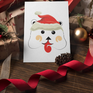 Cartes Pour Fêtes Annuelles Ours de Noël