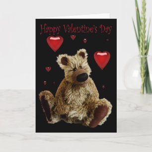 Cartes Pour Fêtes Annuelles Ours de nounours heureux de jour de Valentines