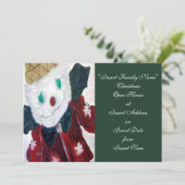 Cartes Pour Fêtes Annuelles Ours des grelots (Debout devant)