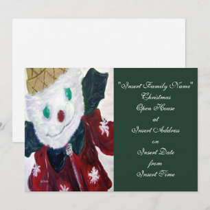 Cartes Pour Fêtes Annuelles Ours des grelots