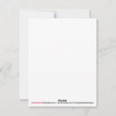 Cartes Pour Fêtes Annuelles Ours en peluche Menorah (Dos)