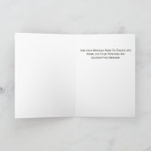 Cartes Pour Fêtes Annuelles Ours en peluche Message de la Saint-Valentin Chaîn (Intérieur)