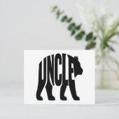 Cartes Pour Fêtes Annuelles Ours Oncle (Debout devant)
