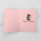Cartes Pour Fêtes Annuelles Ours Pâques (Intérieur)