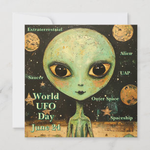 CARTES POUR FÊTES ANNUELLES OVNI