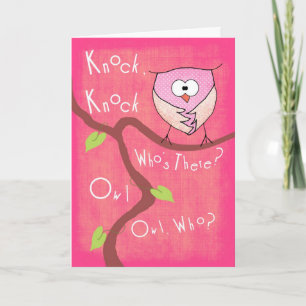 Cartes Pour Fêtes Annuelles Owl Love You Forever Valentine, frappe Holida