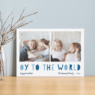 Cartes Pour Fêtes Annuelles Oy to the World 2 Hanoukka photo