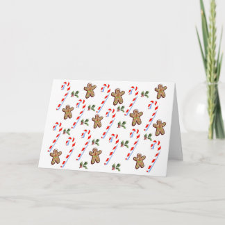 Cartes Pour Fêtes Annuelles Pain d'épice et sucres de canne