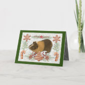 Cartes Pour Fêtes Annuelles Pain d'épices, porc de Guinée (Devant)