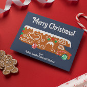 Cartes Pour Fêtes Annuelles Pain d'épices RV Classe C Camping Noël