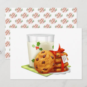 Cartes Pour Fêtes Annuelles Pains de Noël pour le Père Noël