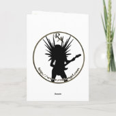 Cartes Pour Fêtes Annuelles Paisley solstice (Dos)