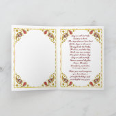 Cartes Pour Fêtes Annuelles Paisley solstice (Intérieur)