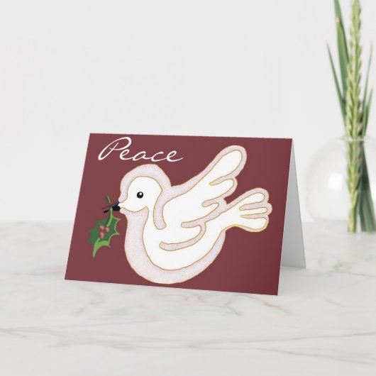 Cartes Pour Fêtes Annuelles Paix (Devant)