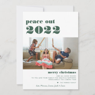 Cartes Pour Fêtes Annuelles Paix 2023 Joyeuse photo de Noël