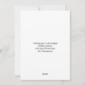 Cartes Pour Fêtes Annuelles Paix, Amour & Enfin Hugs Humour Citation 2021 (Dos)