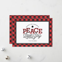 PAIX Amour Joy Buffalo Plaid Border