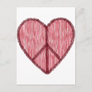 Cartes Pour Fêtes Annuelles Paix, amour, Valentines